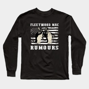 Distressed American Flag Rumours Legend Long Sleeve T-Shirt